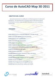 Curso de AutoCAD Map 3D 2011 - Tecnimed