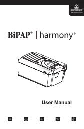 BiPAP Harmony User Guide - Sleep Restfully, Inc.