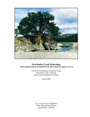 Orestimba Creek Hydrology - Stanislaus County