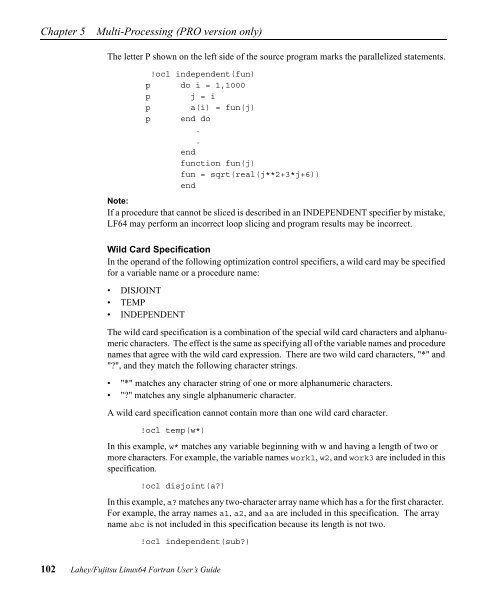 LF95 Linux User's Guide - Lahey Computer Systems