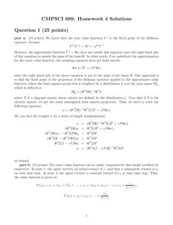 CMPSCI 689: Homework 4 Solutions Question 1 (25 points) - Edlab