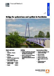 Bridge for pedestrians and cyclists in Forchheim Bridge for ...