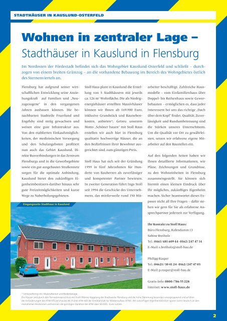 Stadthäuser in Kauslund-Osterfeld - Stoll Haus