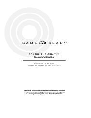 coNtrÃ´leur GrProâ¢ 2.1 manuel d'utilisation - Game Ready