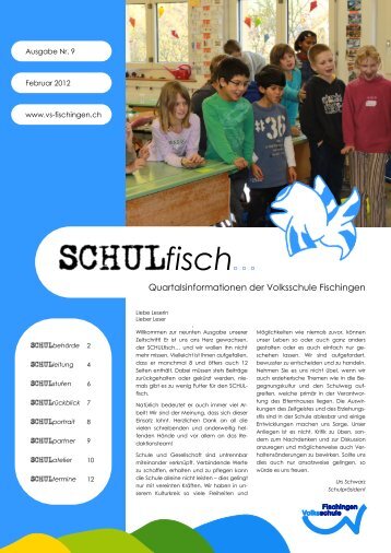 Schulfisch-Ausgabe 9 - Volksschule Fischingen