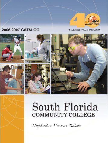 2006-07 College Catalog - South Florida State College