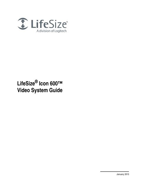 LifeSize Icon 600 Video System Guide - TeleSwitch