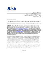 Bisk Education Welcomes Dr. Judith A. Dwyer as Chief Academic ...