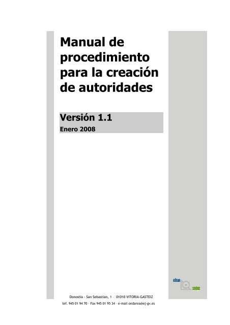 Manual de procedimiento para la creaciÃ³n de autoridades