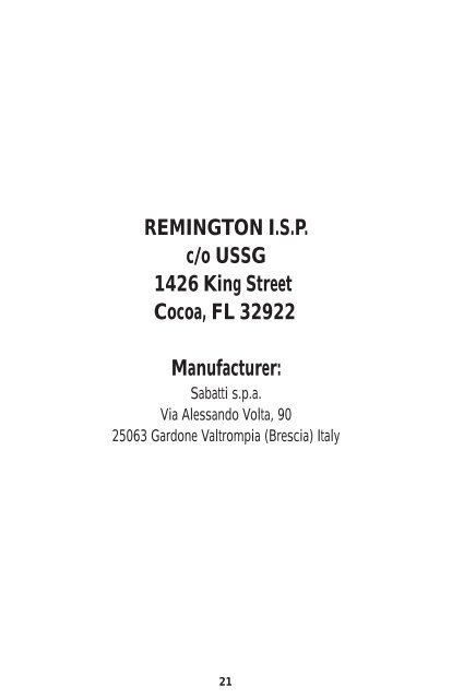 Remington Premier Over and Under Shotgun - EAA