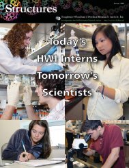 Today's HWI Interns Tomorrow's Scientists - Hauptman Woodward ...