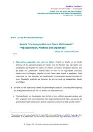 Aktuelle Forschungsprojekte zum Thema ‚Mediengewalt', Teil 2