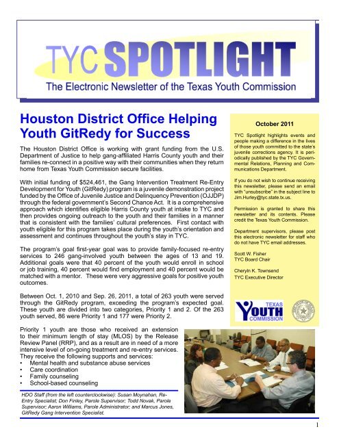 Houston District Office Helping Youth GitRedy for Success