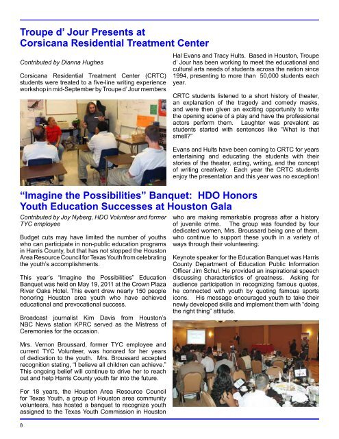 Houston District Office Helping Youth GitRedy for Success