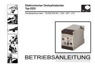 Betriebsanleitung EDO - Kiepe Elektrik