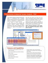 PSAF - Cyme International