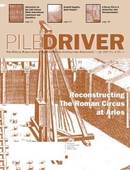 Reconstructing The Roman Circus at Arles - Pile Driving Contractors ...