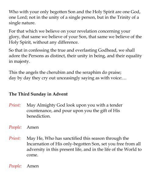 The Third Sunday in Advent