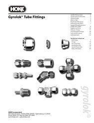 GyrolokÂ® Tube Fittings - LAA UK