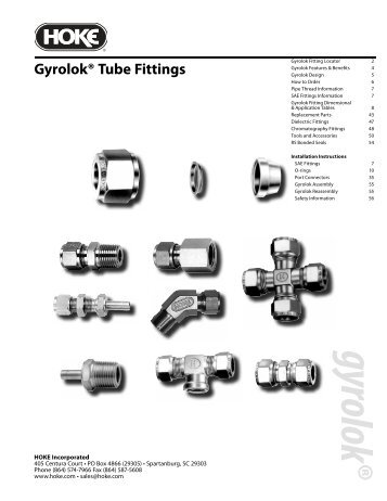 GyrolokÂ® Tube Fittings - LAA UK