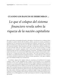 Lo que el colapso del sistema financiero revela sobre la riqueza de ...