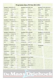 Programma klasse 5E Oost - Kliknieuws.nl