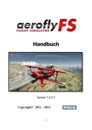 Handbuch - AeroFly