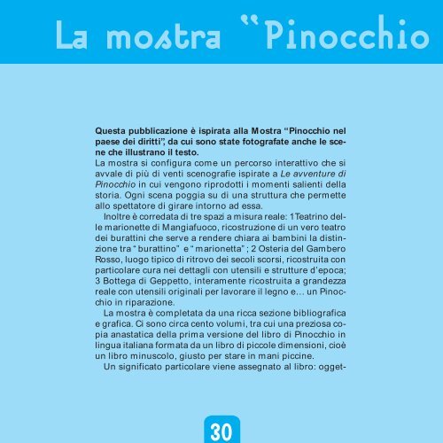 Pinocchio nel paese dei diritti - Unicef