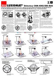 B.E.G. LUXOMATÂ® DÃ©tecteur DIM-KNX/EIB-BUS 180Â°