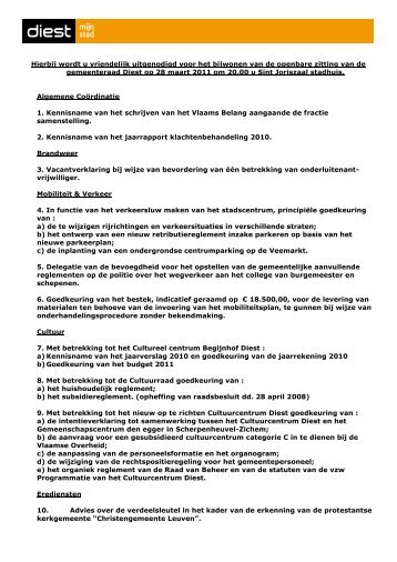 STAD DIEST - Groen Diest