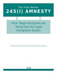 AMNESTY - Federation for American Immigration Reform