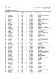 5. Feldschiessen 25m Einzelrangliste /og Sektion(en): (alle ...