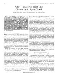 GSM Transceiver Front-End Circuits in 0.25-/spl mu/m CMOS - Solid ...