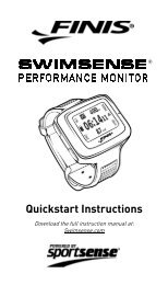 Quick Start Instructions - Finis