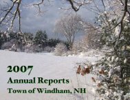 2007 - Town of Windham