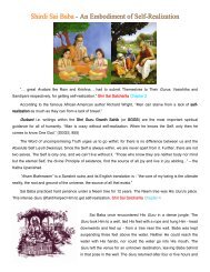 Shirdi Sai Baba - An Embodiment of Self-Realization - Shri Saibaba ...