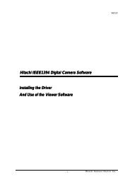 HV-F Driver Installation Manual - Hitachi Kokusai Electric America, Ltd.