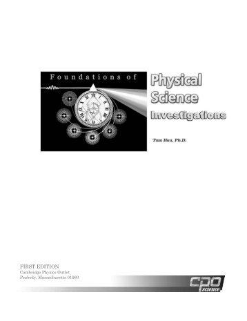FPS Investigations.book - Cambridge Physics Outlet