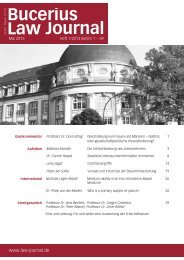 Ausgabe als PDF ansehen - Bucerius Law Journal