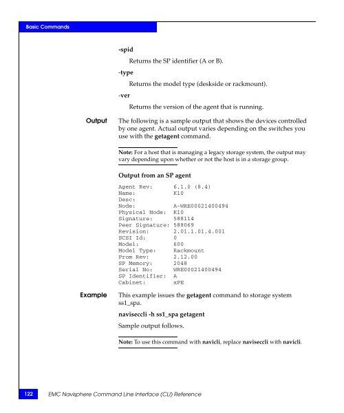 Navisphere Command Line Interface (CLI) Reference - VMware Communities