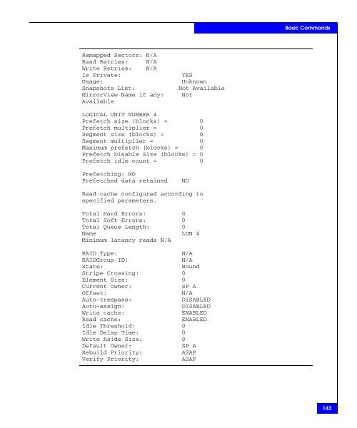 Navisphere Command Line Interface (CLI) Reference - VMware Communities