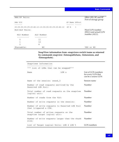 Navisphere Command Line Interface (CLI) Reference - VMware Communities