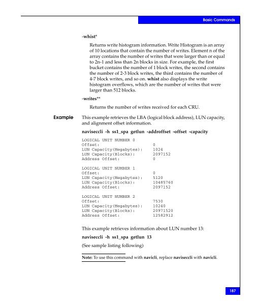 Navisphere Command Line Interface (CLI) Reference - VMware Communities