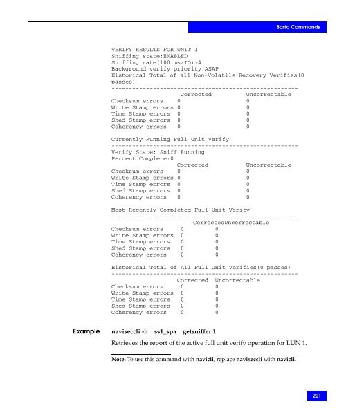 Navisphere Command Line Interface (CLI) Reference - VMware Communities