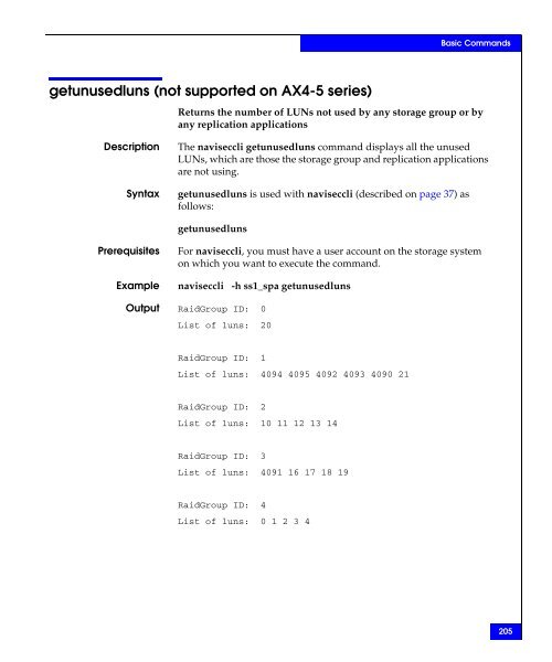 Navisphere Command Line Interface (CLI) Reference - VMware Communities