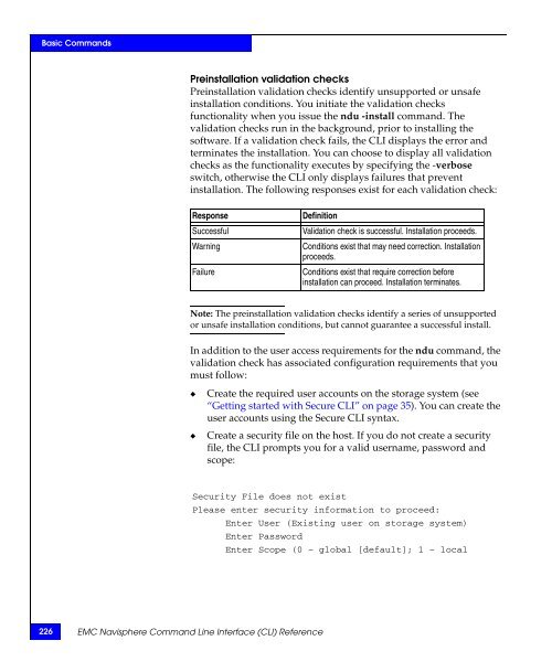 Navisphere Command Line Interface (CLI) Reference - VMware Communities