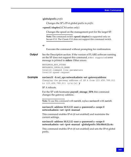 Navisphere Command Line Interface (CLI) Reference - VMware Communities