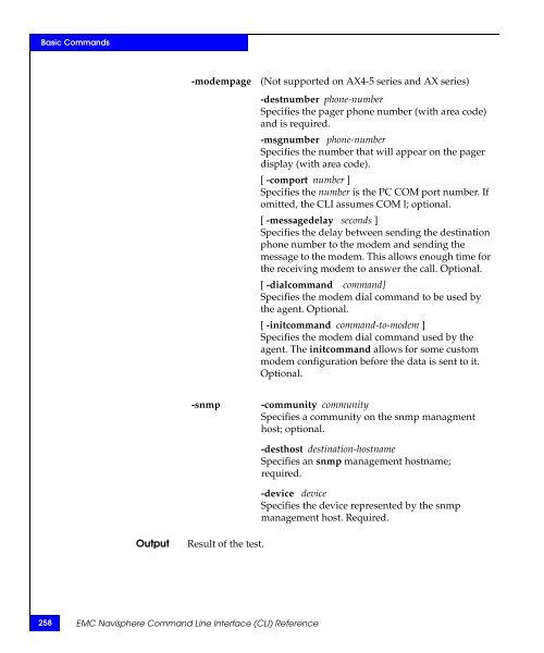 Navisphere Command Line Interface (CLI) Reference - VMware Communities