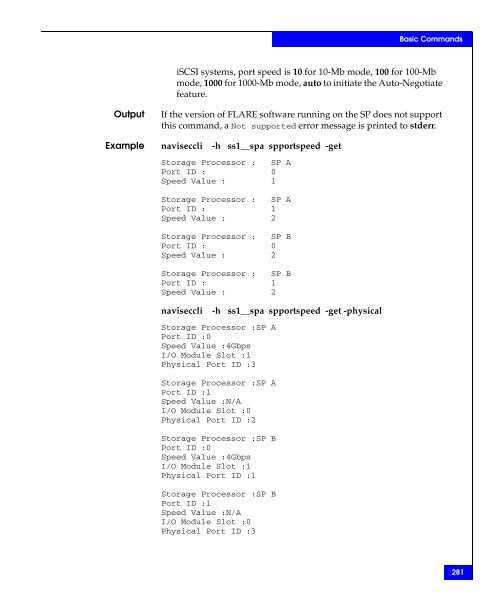 Navisphere Command Line Interface (CLI) Reference - VMware Communities