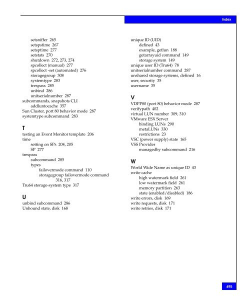 Navisphere Command Line Interface (CLI) Reference - VMware Communities